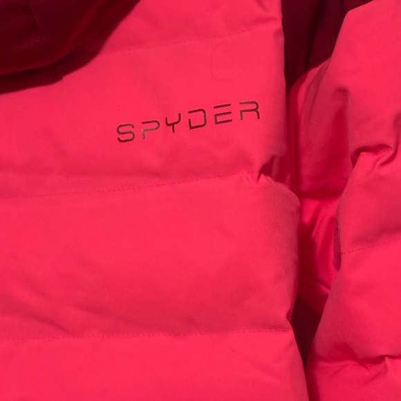 Spyder Girl's Sz 18 Maddie Synthetic Down Jacket Bryte Bubblegum EUC - Picture 9 of 11